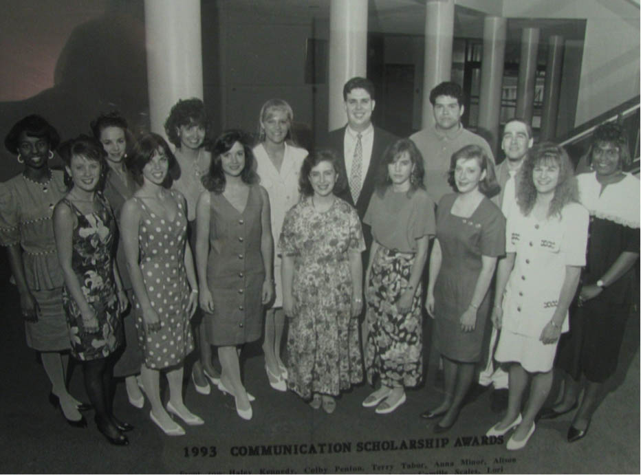 93-94 Department of Communication Scholarship Recipients