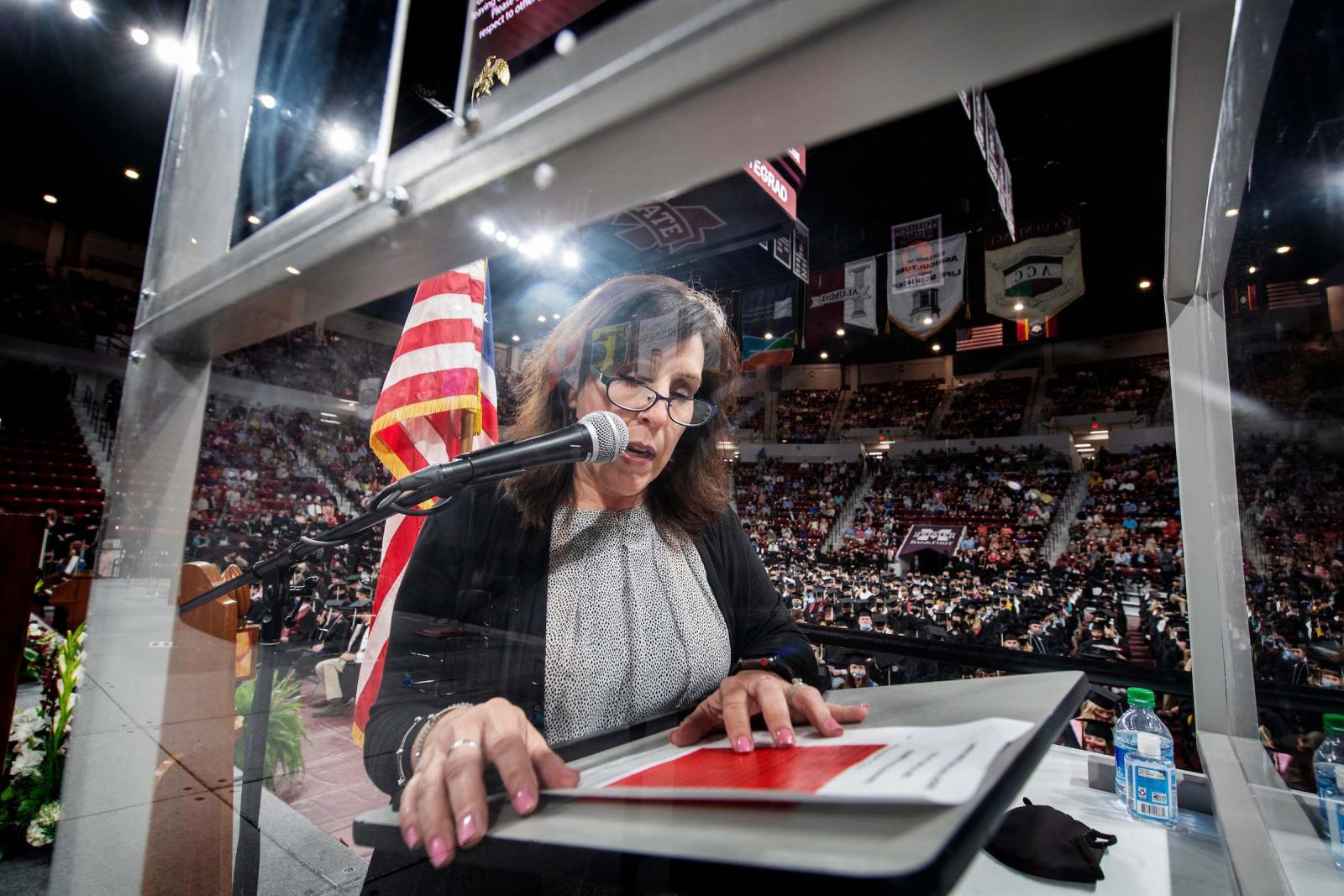 Karyn Brown speaks at Graduation Spring